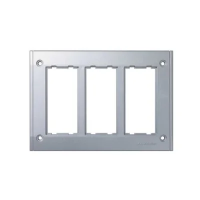 Ramka 3-modułowa do puszki SBM350, 6x K45, aluminium