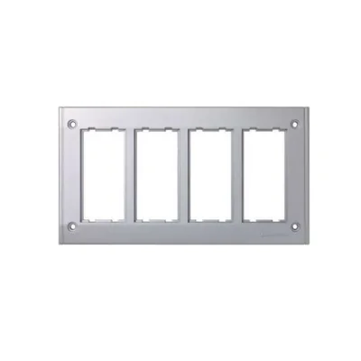 Ramka 4-krotna do puszki SBM450 8x K45 aluminium