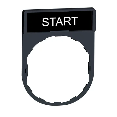 Рамка для етикеток, розмір тримача 30х40 мм, з етикеткою 8х27 мм
