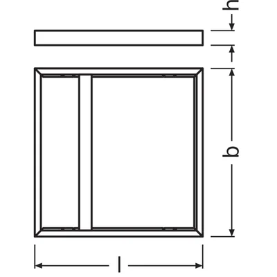 Ramka do panelu SURFACE MOUNT KIT 600 SURFACE MOUNT KIT H50