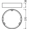 Ramka DOWNLIGHT SLIM FRAME DN155 WT