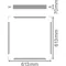 Ramka o wysokości 70mm do montażu powierzchniowego PANEL 600 SURFACE MOUNT KIT H70 VALUE