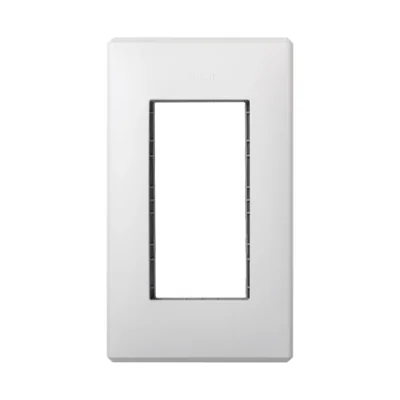 Ramka obudowy S500 1-modułowa 2x K45 czysta biel