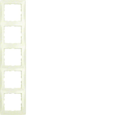 Ramka pięciokrotna kremowy