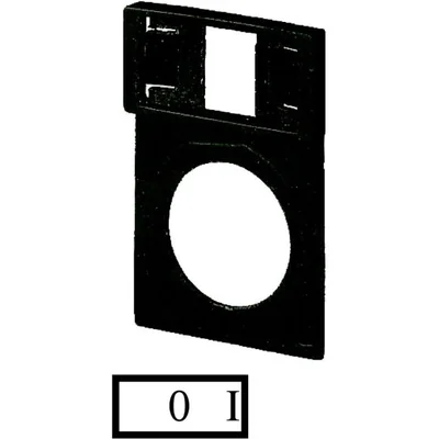 Рамка табличкою для опису: I 0, Q25TS-90