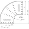 RB 90 640 FS Curva horizontal de 90°, forma redonda