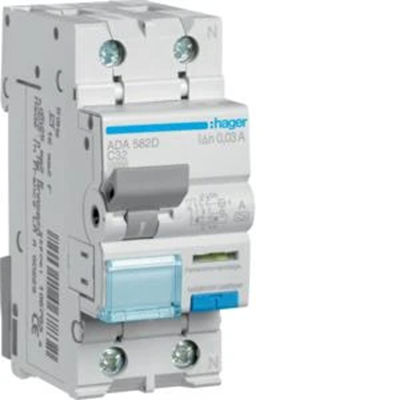 RCBO Interruttore differenziale con elemento di sovracorrente 1P+N 10kA C 32A/30mA tipo A