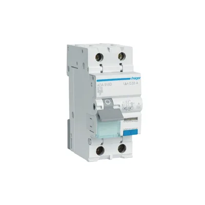 RCBO RCBO avec élément de surintensité 1P+N 6kA B 16A/30mA Type A