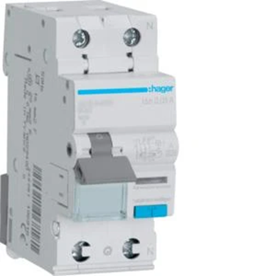 RCBO Residual current circuit breaker with overcurrent element 1P+N 6kA B 25A/30mA type A QC