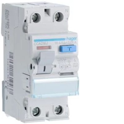 RCD 16A 10mA 2polig AC-Typ