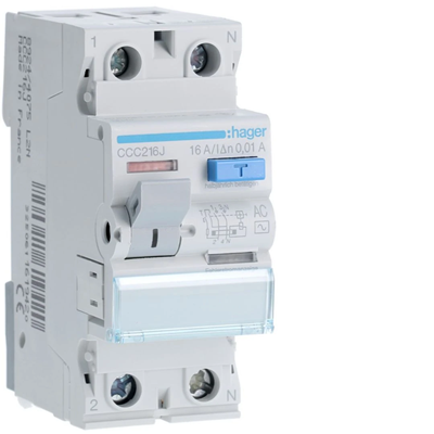 RCD 16A 10mA 2polig Tippe A