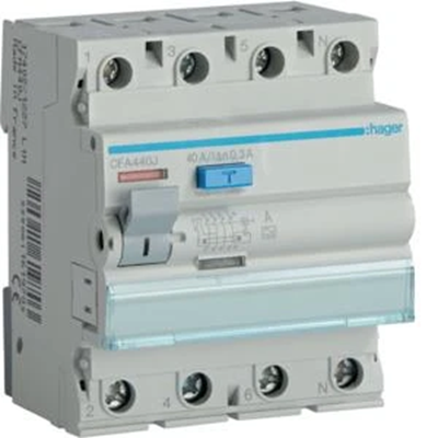 RCD 40A 300mA 4pole type A