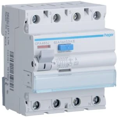 RCD 63A 300mA 4pole type A selective