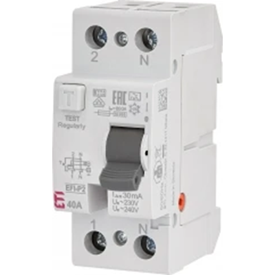 RCD EFI6-P2 AC 25/0.03 6kA 2-pole