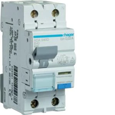 RCD with 1P+N overcurrent element