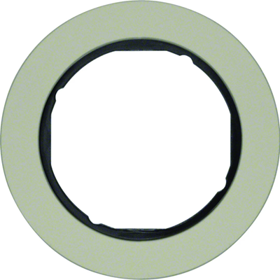 R.CLASSIC 1 posto in acciaio inossidabile/cornice nera