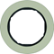 R.CLASSIC 1 posto in acciaio inossidabile/cornice nera