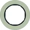 R.CLASSIC 1 posto in acciaio inossidabile/cornice nera