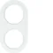 R.CLASSIC Cadre double blanc brillant