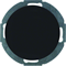 R.CLASSIC Gloss black cover cap with front plate