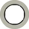 R.CLASSIC Rahmen 1fach Edelstahl/Schwarz
