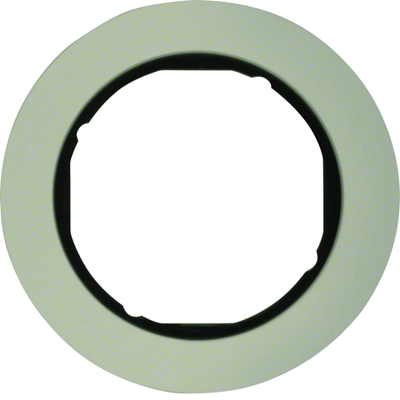 R.CLASSIC Ramka 1-krotna aluminium/czarny