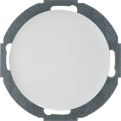 R.CLASSIC Tapa con placa frontal blanca brillante