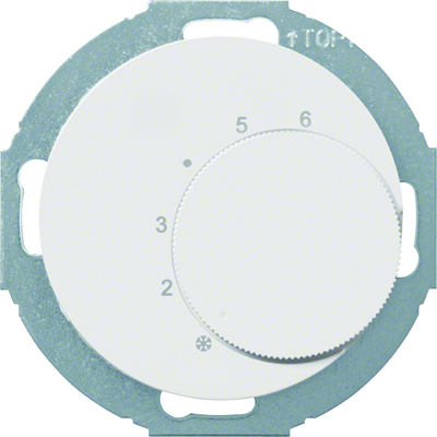 R.CLASSIC/Serie 1930 Variable contact room temperature controller with central element white