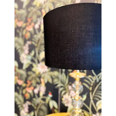 REA II Table lamp E27 IP20 gold with black shade