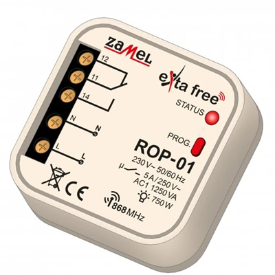 Récepteur radio 1 canal TYPE : ROP-01