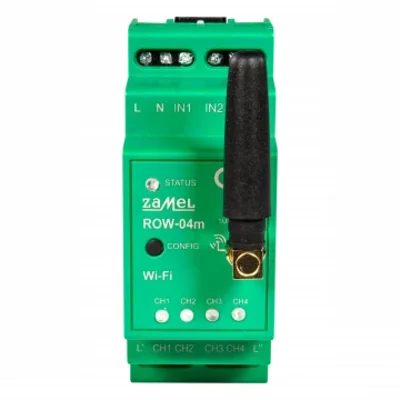 RECEPTOR WI-FI MODULAR DE 4 CANALES TIPO: ROW-04M