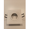 Recessed luminaire halogen square eyelet white matt