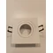 Recessed luminaire halogen square eyelet white matt