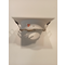 Recessed luminaire halogen square eyelet white matt