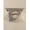 Recessed luminaire halogen square eyelet white matt