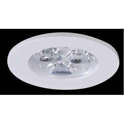 Recessed luminaire halogen white matte eyelet