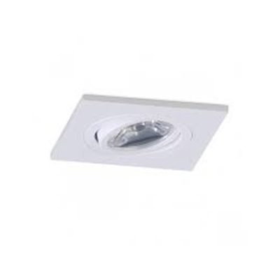 Recessed luminaire, matt white eyelet