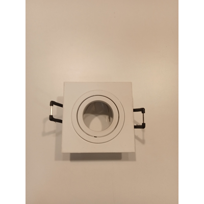 Recessed luminaire, matt white eyelet