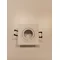 Recessed luminaire, matt white eyelet