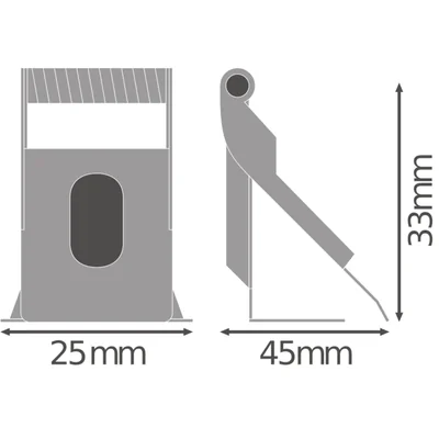 Recessed mounting clips PANEL RECESSED MOUNT CLIPS VALUE