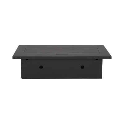 Recessed sockets 3x230VAC black