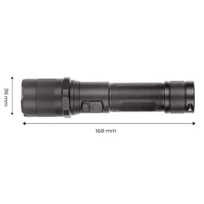 Rechargeable USB Flashlight 1000 lm OSRAM P9 LED