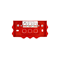 Rectangular fire protection box E90 2x3x4mm2 103x30x197mm red