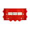 Rectangular fire protection box E90 pass-through 3x3x6mm2 125x36x225mm red