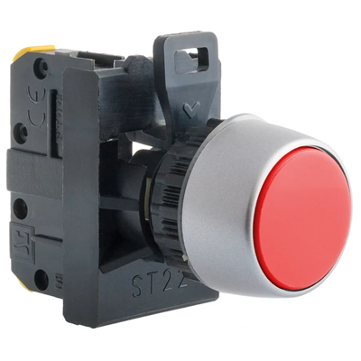 Red monostable push button ST22-KC-01
