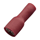 Red PVC fully insulated sleeve 0.5-1/6.3x0.8