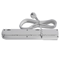 Regleta con fusible y sistema de protección contra sobretensiones profesional 5 tomas 2 puertos USB longitud 3m 10A 230V 2300W gris