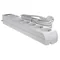 Regleta con fusible y sistema de protección contra sobretensiones profesional, 5 tomas, longitud 3m, 10A 230V 2300W, gris