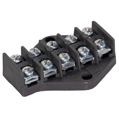 Regleta de bornes LZ 5x4mm2 400V rombo negro