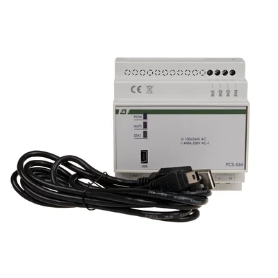 Regolatore sequenziale a impulsi temporizzati, 4 canali, 24÷230V AC/DC, impostazione da 1s a 100h